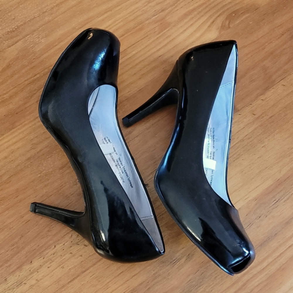Classic Black Patent Pumps